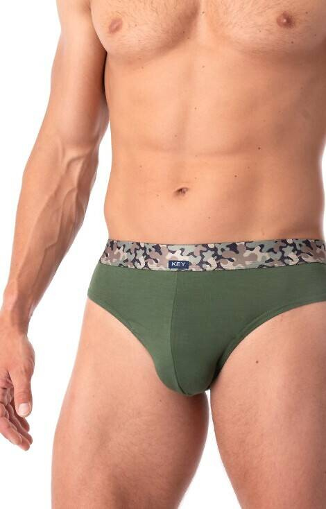 MPP 240 B25 Bambus Slipy męskie 2-pak Key czarny-zielony