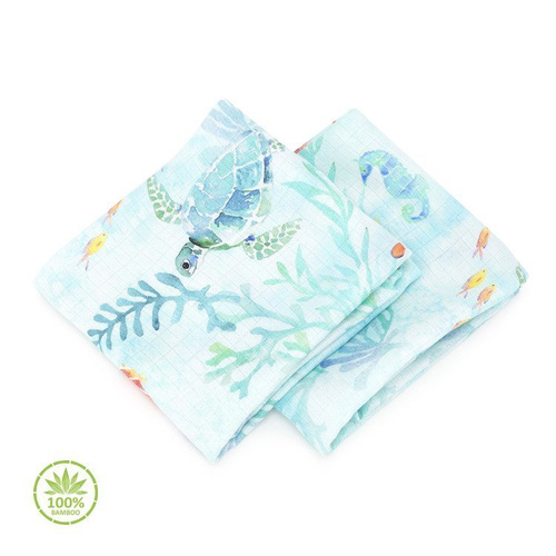 Pieluszki 100% Bamboo muślin Sawanna Makaszka