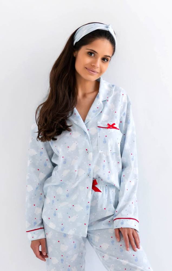 White bear Kids Opaska dziewczęca Sensis - błękitny