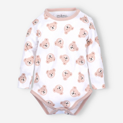 ABN-5353/MIS Sweet Bears Body z bawełny organicznej Nini druk