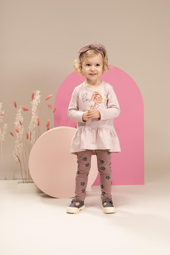 Happiness Tunika z nadrukiem Pinokio - róż 