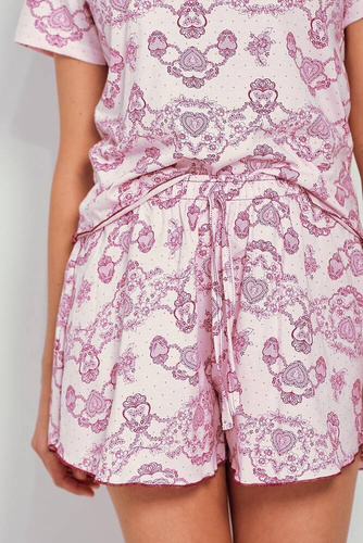 3332 Tara Piżama Damska Taro- różowy