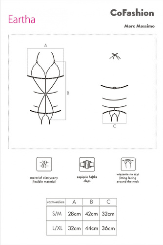 Eartha CF 90415 Body damskie CoFashion Marc Massimo
