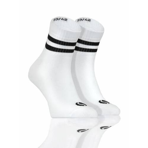SKB05 Skarpety sportowe krótkie Sesto Senso biały