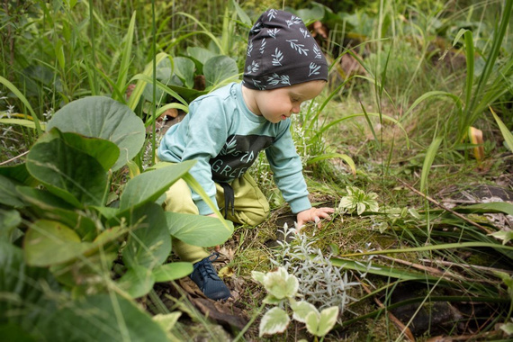 Czapka niemowlęca "Stay Green" Pinokio - grafit druk