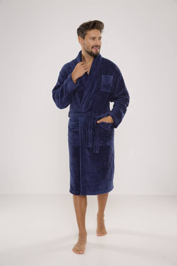 811 Plusz szlafrok męski De Lafense - jeans