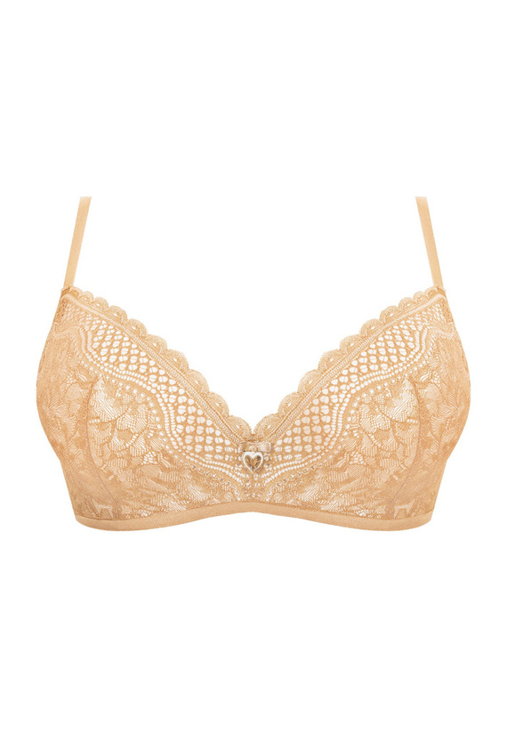 Clarisa Biustonosz push-up Nipplex-beżowy