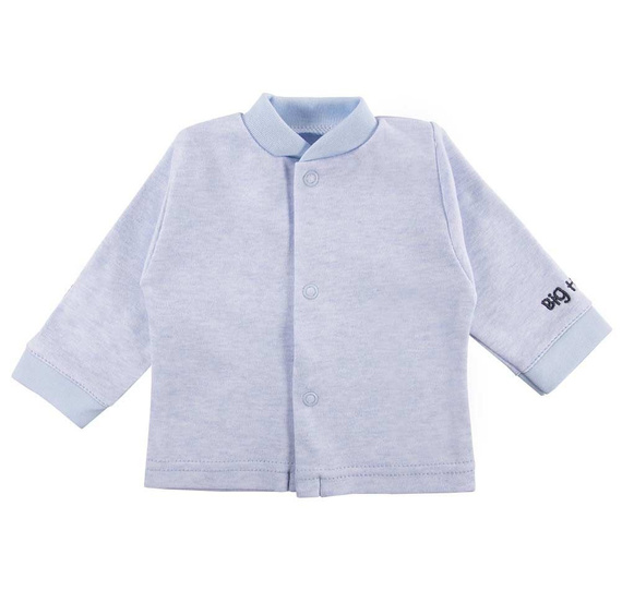 Kaftanik bawełniany "Baby Love" Ewa Klucze- niebieski