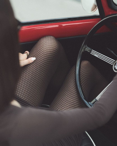 1236 Galia Rajstopy 80 den Gabriella chocco – wzorzyste, aksamitne, technologia 3D