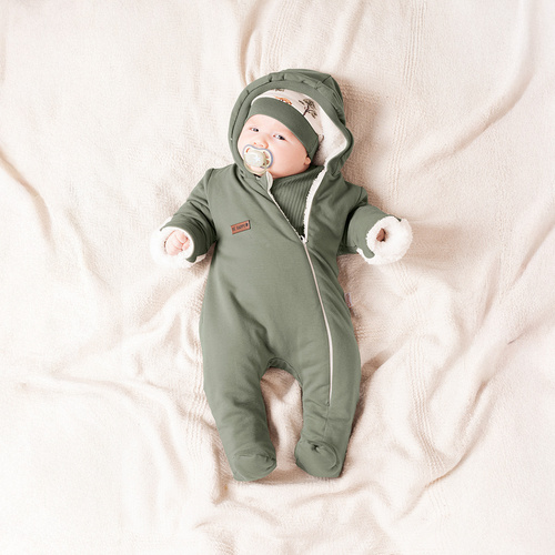 218270 Yogi Bear Pajac dresowy z luną Nicol – ocieplany kombinezon niemowlęcy