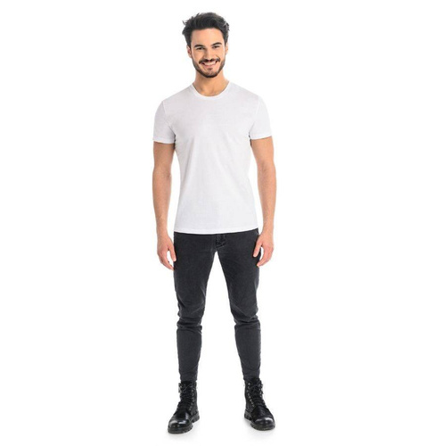 1502 Luca T-Shirt Męski Bawełniany Teyli - biały