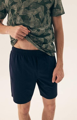 42599 South Piżama Męska Core Henderson - zielona