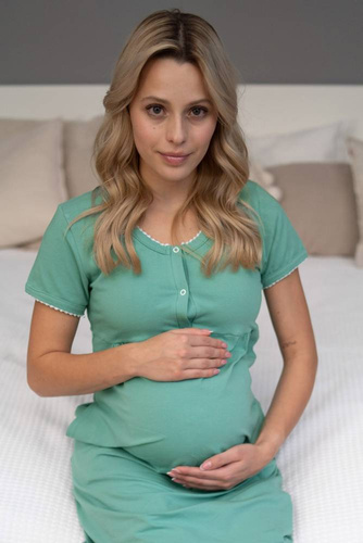 4242 Koszula Nocna do karmienia Doctor Nap - wasabi