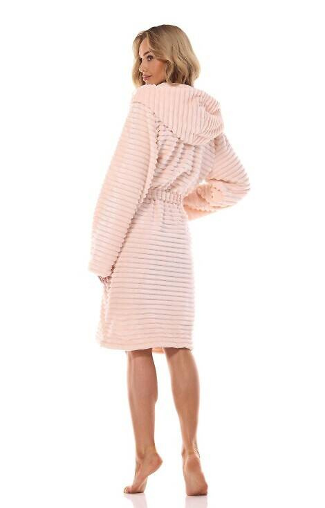 2416 Robin Szlafrok damski L&L - morelowy 