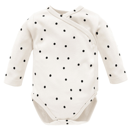 Tres Bien Kopertowe body Pinokio - ecru groszki