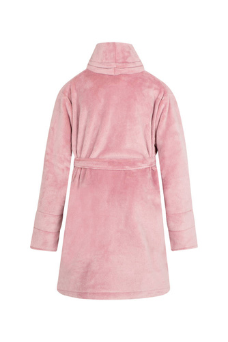 Calido Szlafrok dziecięcy polarowy ByShelly - brudny róż