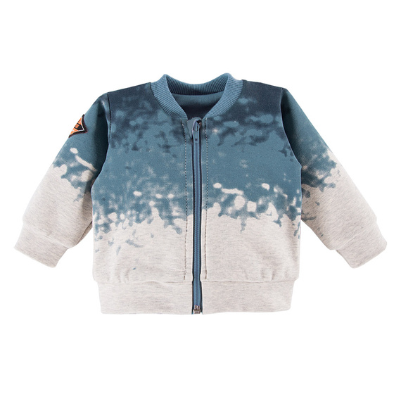 Jump Bluza dresowa rozpinana Eevi- szary/niebieski