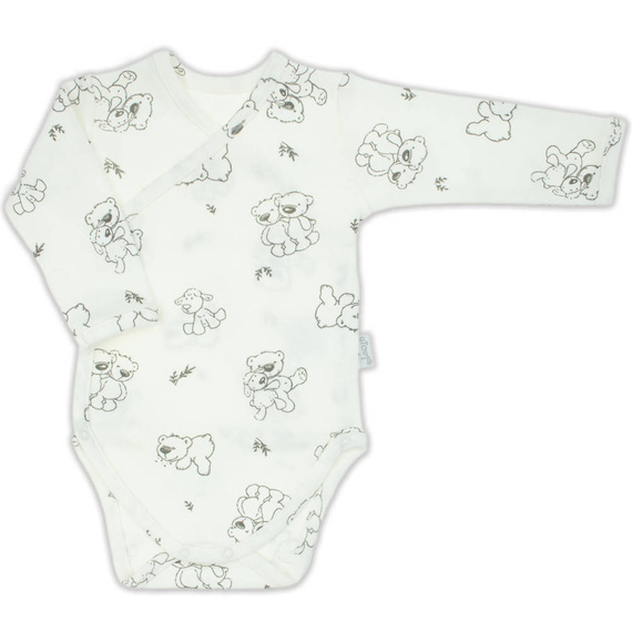 4700 02 Komplet wyprawkowy 4-częściowy nadruk "Basic" Nicol - kremowy