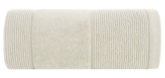 Komplet ręczników Emma Eurofirany kremowy 3 szt 30x50 50x90 70x140 500 g/m²