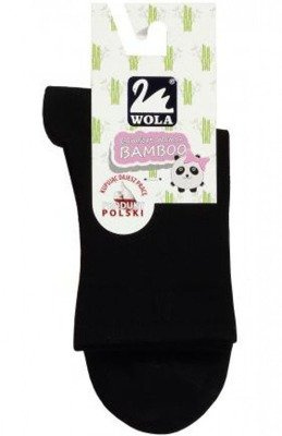 Skarpety Comfort Woman Bamboo U84.028 Wola black/czarny