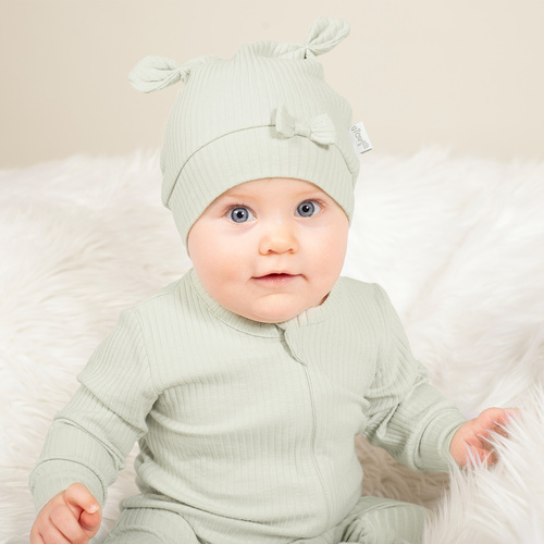 208054 Lizy Czapeczka niemowlęca z węzełkiem Nicol