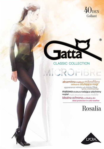 Rajstopy Rosalia Gatta 40 den -blue jeans/odc.granatowego