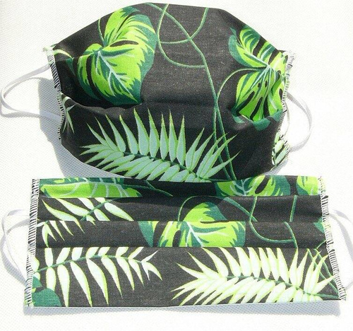 Maseczka dwuwarstwowa Karo - 4493 kolorowe motyle