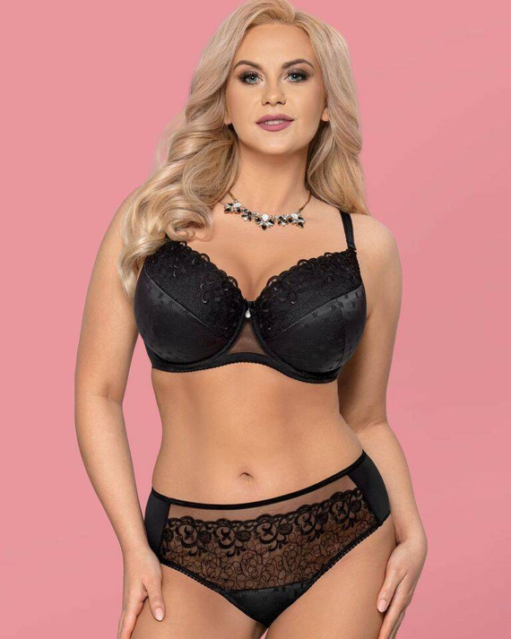 VB-442 Biustonosz usztywniany Vena czarny