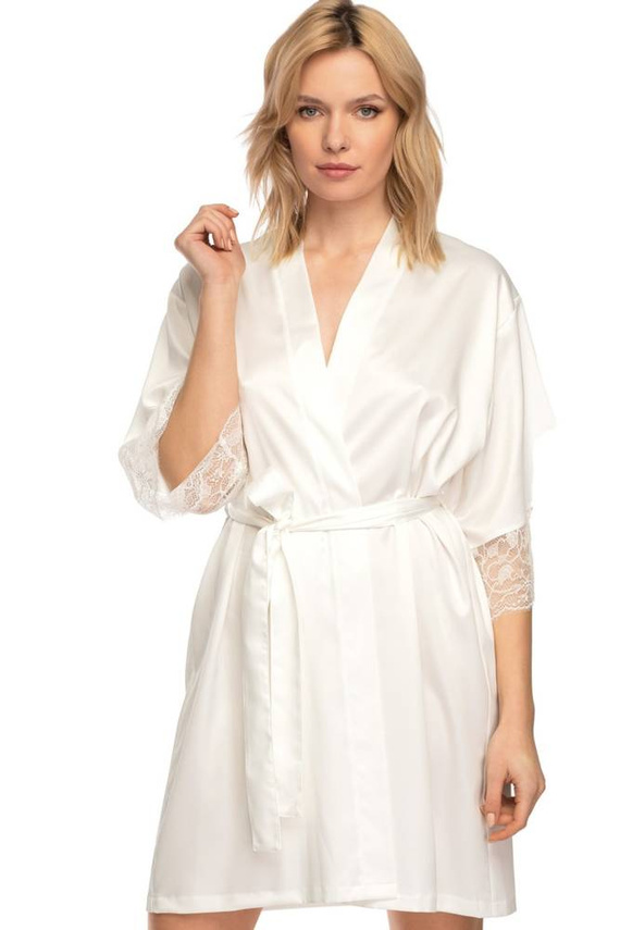 Zora Podomka Szlafrok Damski Nipplex - czarny