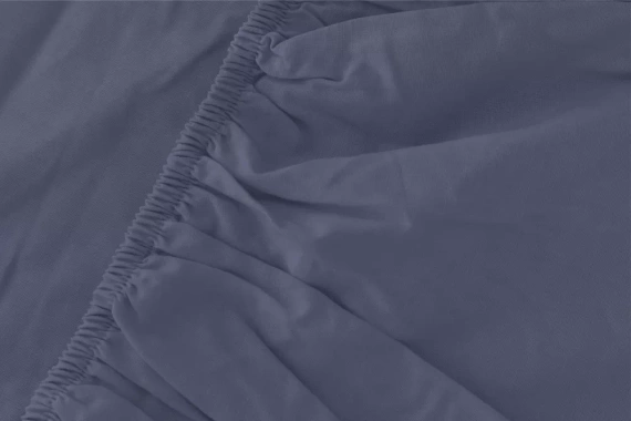 Poly prześcieradło z mikrofibry Detexpol niebieski