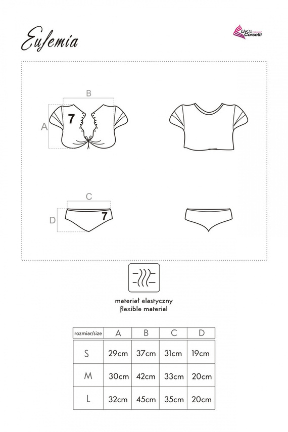 Eufemia LC 90054 Kostium LivCo Corsetti Fashion