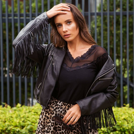 Romina Bluzka Damska Eldar- czarny