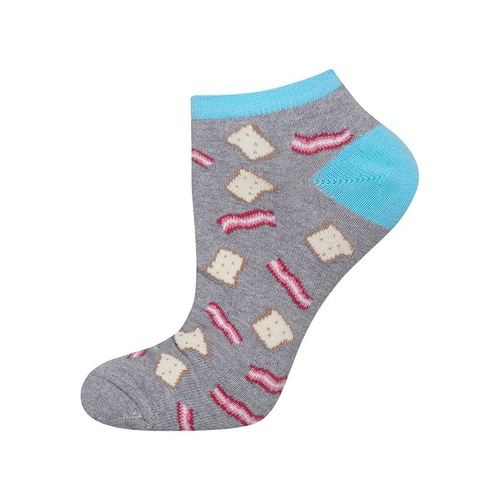 Stopki Good Stuff " nie do pary " Soxo -jajka i bekon szary niebieski