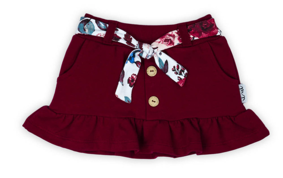 180279 Spódniczka bawełniana "Kate" Nicol - bordo