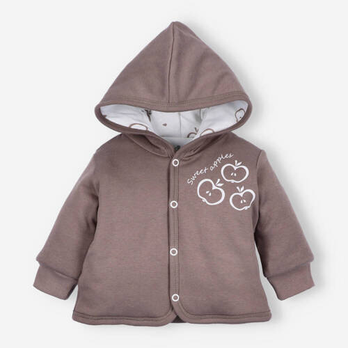 ABN-5308/CZE Happy Apples Kurtka z bawełny organicznej Nini malinowy