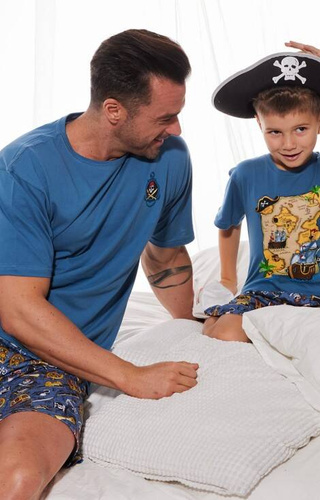 789/112 790/112 Pirates Piżama chłopięca Cornette jeans 