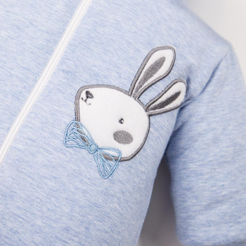 Run & Fun Pajac dresowy z kapturem Eevi - niebieski