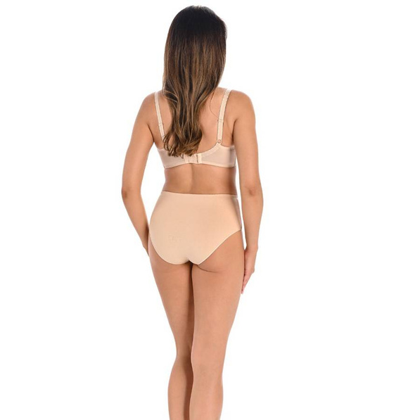 1125 Vicky Figi z wysokim stanem Teyli - beżowy