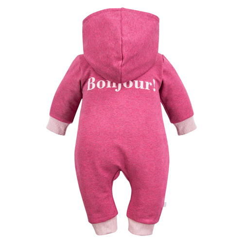 Bonjour Kombinezon dresowy z kapturem Eevi - bordowy