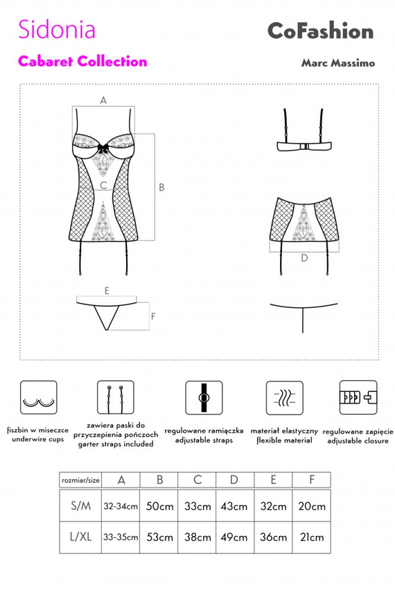 Sidonia CF 90453 Komplet damski CoFashion Marc Massimo 