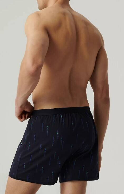 2MBX-074 Bokserki męskie Atlantic -granatowy