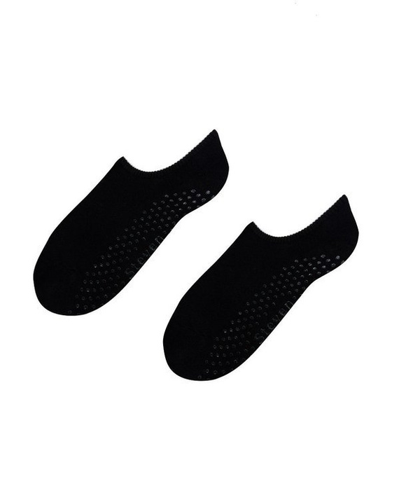 Stopki damskie Frotte gładkie ABS art.132 Steven - szary melanż