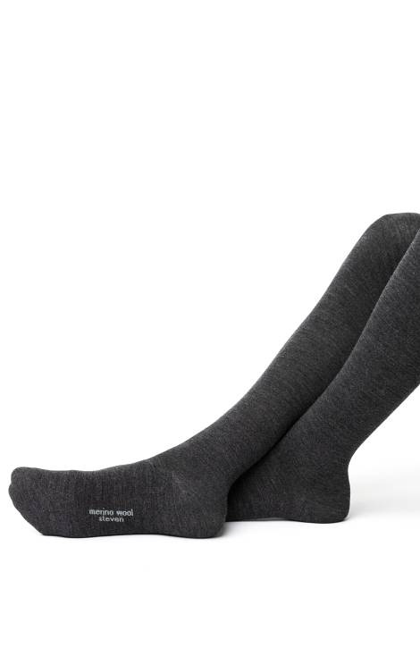 Art.130 Merino Wool Rajstopy Damskie Steven - 002 grafitowy