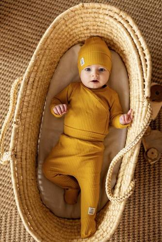 03234H "Natural Harmony" Body dzidziuś z długim rękawem Makoma honey