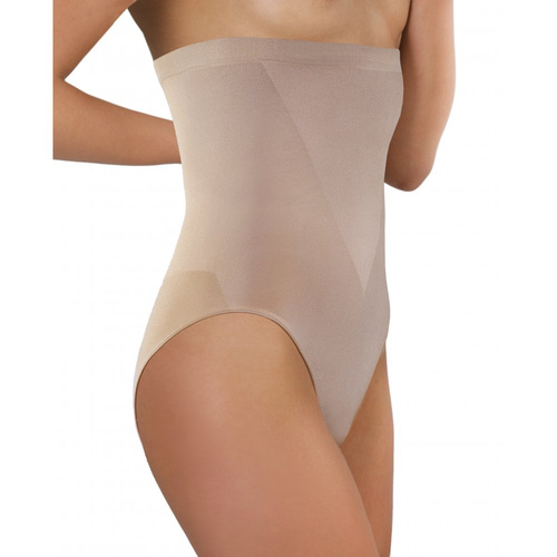 CL8, CL9 Figi wyszczuplające bezszowe Sesto Senzo beżowy 