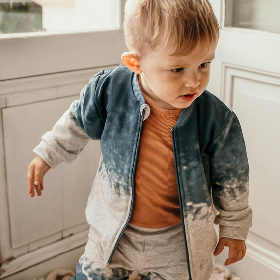 Jump Body z długim rękawem prążkowane Eevi - beżowy