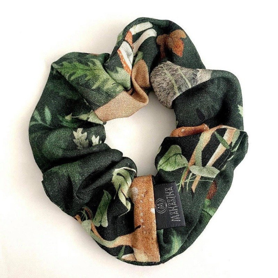 Gumka do włosów scrunchie Ornithology Makaszka