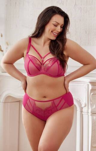 K 496 Paradise  biustonosz miękki Gorsenia - amarant