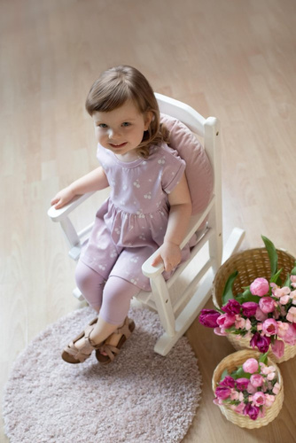 Sweet Cherry Tunika z krótkim rękawem Pinokio - różowy druk 