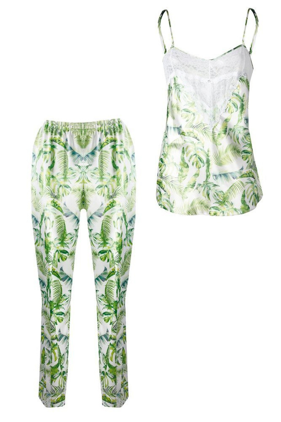 Flowers Komplet Damski Piżama DKaren - DK-KC 4 ecru